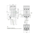 HGA36040 - Square D 40 Amp 3 Pole 600VAC Molded Case Circuit Breaker PowerPact H Frame - Essential Electric Supply
