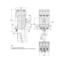 HGA36090 - Square D PowerPact H 90A 600V 3 Pole I-Line Molded Case Circuit Breaker, 35kAIC, Thermal Magnetic Trip, UL/CSA/CE - Essential Electric Supply