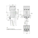 HGA36125 - Square D PowerPacT H 125 Amp 3 Pole 600/690VAC 35kAIC I-Line Thermal Magnetic Molded Case Circuit Breaker - Essential Electric Supply
