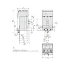 HGA36150 - Square D 150A 600VAC 3 Pole I-Line PowerPacT H Circuit Breaker - Essential Electric Supply