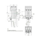 HJA36070 - Schneider Electric (Square D) 3-Pole 70 A 600 V AC I-Line Circuit Breaker, PowerPact HJA - Essential Electric Supply
