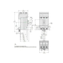 HJA36150U44X - Square D 150A 600V 3-Pole Molded Case Circuit Breaker I-Line PowerPact H Frame - Essential Electric Supply
