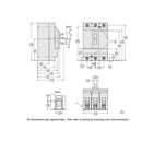 HJL36020AA - Square D 20 Amp 600 Volt 3 Pole Molded Case Circuit Breaker H Frame - Essential Electric Supply