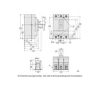 HJL36030AA - Square D 30A 600V 3-Pole Molded Case Circuit Breaker Powerpact H Frame - Essential Electric Supply