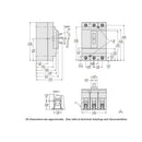 HJL36150 - Square D PowerPact H Molded Case Circuit Breaker 150A 600VAC 3 Poles Thermal Magnetic - Essential Electric Supply