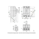 HJL36150U31X - Square D 150A 600V 3-Pole Molded Case Circuit Breaker H Frame - Essential Electric Supply