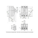 HLL36020 - Square D 20 Amp 3 Pole 600VAC Molded Case Circuit Breaker PowerPact H Frame - Essential Electric Supply