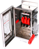 HNF361S - Siemens 30A 600V 3-Pole Heavy Duty Safety Switch NEMA 4X Stainless Steel - Essential Electric Supply