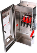 HNF363S - Siemens 100 Amp 600 Volt 3-Pole Heavy Duty Non-Fusible Safety Switch NEMA 4X Stainless Steel - Essential Electric Supply