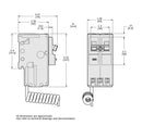 HOM240GFI - Square D 40A 2-Pole 120/240V Homeline Ground Fault Circuit Breaker Plug-In - Essential Electric Supply