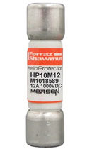 HP10M12 Mersen Photovoltaic Medium Voltage Fuse 1000V  12A Fuse - Essential Electric Supply