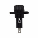 HPF - Eaton Bussmann Cooper Bussmann 30A 600V Class CC Panel Mount Fuse Holder, 1/2" Quick Connect Terminal, Bulk Pack, UL Recognized, CSA Certified