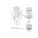 HRA36060U31X - Square D PowerPact H 60A 600V 3 Pole Molded Case Circuit Breaker, I-Line, Electronic Trip, 200/100 kA - Essential Electric Supply