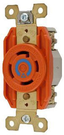IG2720 Hubbell Twist-LockÂ® Receptacle Industrial Flush 30A 3-Phase Delta 250V 3-Pole 4-Wire Isolated Ground - Essential Electric Supply