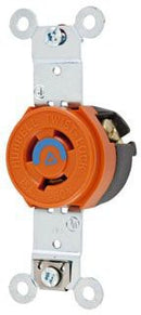 IG4560 Hubbell Twist-LockÂ® Isolated Ground Industrial Flush Receptacle 15A 250V 2-Pole 3-Wire NEMA L6-15R - Essential Electric Supply