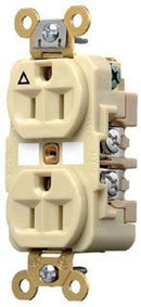 IG5262I Hubbell Straight Blade Duplex Receptacle Industrial-Grade Isolated Ground 2-Pole 3-Wire 15A 125V 5-15R - Essential Electric Supply