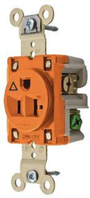 IG5361 Hubbell Straight Blade Device Single Receptacle 20A 125V 2-Pole 3-Wire Grounding UL Listed - Essential Electric Supply