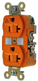 IG5362 Hubbell Straight Blade Device Duplex Receptacle 20A 125V 2-Pole 3-Wire Grounding - Essential Electric Supply
