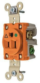 IG8210 Hubbell Straight Blade Device Receptacle 2-Pole 3-Wire 15A 125V Hospital-Grade - Essential Electric Supply