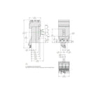 JDA36250U44X - Square D 250A 600V 3 Pole I-Line Molded Case Circuit Breaker LSIG Trip - Essential Electric Supply