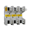 JM60100-3CR - Eaton Bussmann Series JM 70-100A 600V 3-Pole Class J Modular Fuse Block, Knife Blade, 200 kAIC, DIN Rail/Panel Mount, UL/CSA - Essential Electric Supply