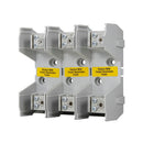 JM60100-3CR - Eaton Bussmann Series JM 70-100A 600V 3-Pole Class J Modular Fuse Block, Knife Blade, 200 kAIC, DIN Rail/Panel Mount, UL/CSA - Essential Electric Supply