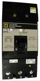 KH36070 - Square D 70 Amp 600 Volt 3 Pole Molded Case Circuit Breaker I-Line Style - Essential Electric Supply