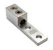 KKA31U2N Burndy Aluminum Universal Terminal Connector 6 AWG-350 kcmil Dual-Rated 2-Hole 1/2" Stud Tin Plated - Essential Electric Supply