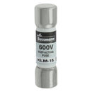 KLM-15 - Eaton Bussmann 15 Amp 600 Volt Fast Acting Fuse, Ferrule End, 100kAIC 600VAC, 50kAIC 600VDC - Essential Electric Supply