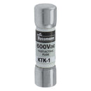 KTK-1 - Eaton Bussmann 1A 600V Fast Acting Midget Fuse 100kA Interrupt Rating - Essential Electric Supply