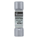 KTK-2 - Bussmann, Cooper Bussmann, Eaton 2A 600V Fast Acting Midget Fuse, 100kA Interrupt, Cartridge, Ferrule, UL/CSA/CE Certified - Essential Electric Supply