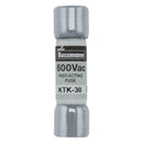 KTK-7 - Bussmann 7 Amp 600 Volt Fast Acting Supplemental Fuse, Class CC, 100kA Interrupt Rating, Cartridge, Holder Mount - Essential Electric Supply