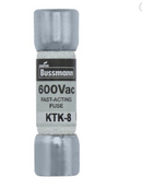 BUSS KTK-8; 8A 600V MIDGET FUSE - Essential Electric Supply