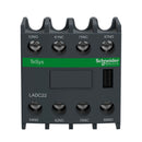 LADC22 - Square D Auxiliary Contact Block 2NO 2NC 10A 690V AC Front Mounting - Essential Electric Supply
