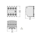 LADN40 - Telemecanique TeSys D Auxiliary Contact Block, 4NO, 10A, 690V, Front Mount, Screw Clamp Terminals, for LC1D09 to LC1D150 Contactors - Essential Electric Supply