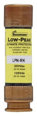 Cooper Bussmann LPN-RK-45SP Low Voltage Low-Peak 250V 45A Fuse - Essential Electric Supply