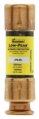 Cooper Bussmann LPN-RK-8SP Low Voltage Low-Peak 250V 8A Fuse - Essential Electric Supply