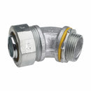 LT12545 - Crouse-Hinds 1-1/4" 45Â° Angle Liquidtight Connector FMC Malleable Iron Non-Insulated