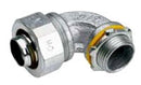 LT7590 Crouse-Hinds Liquidator Liquidtight Connector 90Â° Non-Insulated 3/4-Inch - Essential Electric Supply