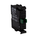 M22-K01 - Cutler Hammer 22.5mm 1NC Contact Block, 2 Amp, 500 VAC, Screw Terminal, IP66 NEMA 4X, 13 - Essential Electric Supply