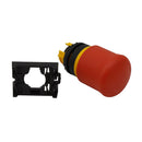 M22-PV - Eaton M22 Modular Pushbutton Emergency Stop Operator, 22.5mm, Push-Pull, Non-Illuminated, Red, IP67, IP69K, NEMA 4X, 13, 100,000 Operations - Essential Electric Supply