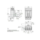 MJA36600 - Square D 600A 600V 3-Pole Powerpact M Molded Case Circuit Breaker with Electronic Trip - Essential Electric Supply