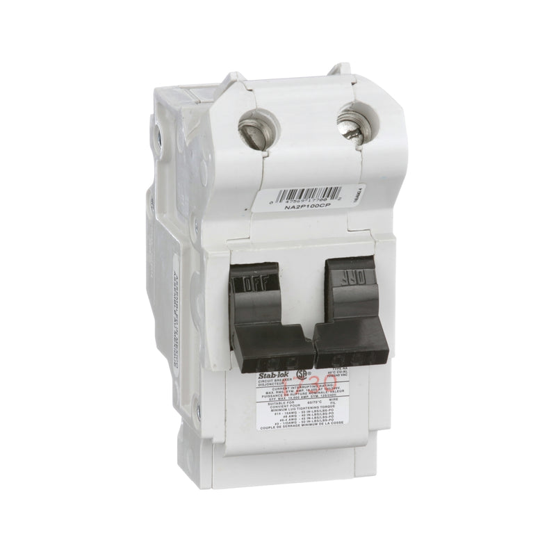 NA2P90 - Federal Pioneer Plug-In 240V 90A 2 pole circuit breaker 10kA@240V - Essential Electric Supply