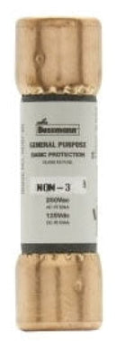 Cooper Bussmann NON-3 Low Voltage NON Series 250V 3A Fuse - Essential Electric Supply