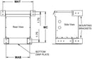 NW2 - Hammond Power Solutions Transformer Wall Mount Bracket Kit for NH3 Enclosure - Essential Electric Supply