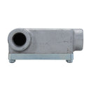 OELL2 - Crouse-Hinds Feraloy Iron Alloy LL Shape Condulet OE Conduit Outlet Body with Cover 3/4 Inch Hub - Essential Electric Supply