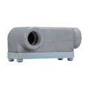 OELL2 - Crouse-Hinds Feraloy Iron Alloy LL Shape Condulet OE Conduit Outlet Body with Cover 3/4 Inch Hub - Essential Electric Supply