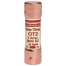 OT2 - Mersen OT Series Fast Acting One-Time Fuse 2A 250VAC/DC Class K5 50/20kA Interrupt Cylindrical Body - Essential Electric Supply