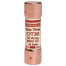 OT30 - Ferraz Shawmut 30A 250V Class K5 Fast-Acting Fuse, 1 Pole, Clip Mount, 50kA Interrupt Rating - Essential Electric Supply