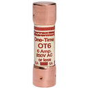 OT6 - Mersen 6A 250VAC/VDC Fast-Acting One-Time Fuse Class K5 Cartridge - Essential Electric Supply